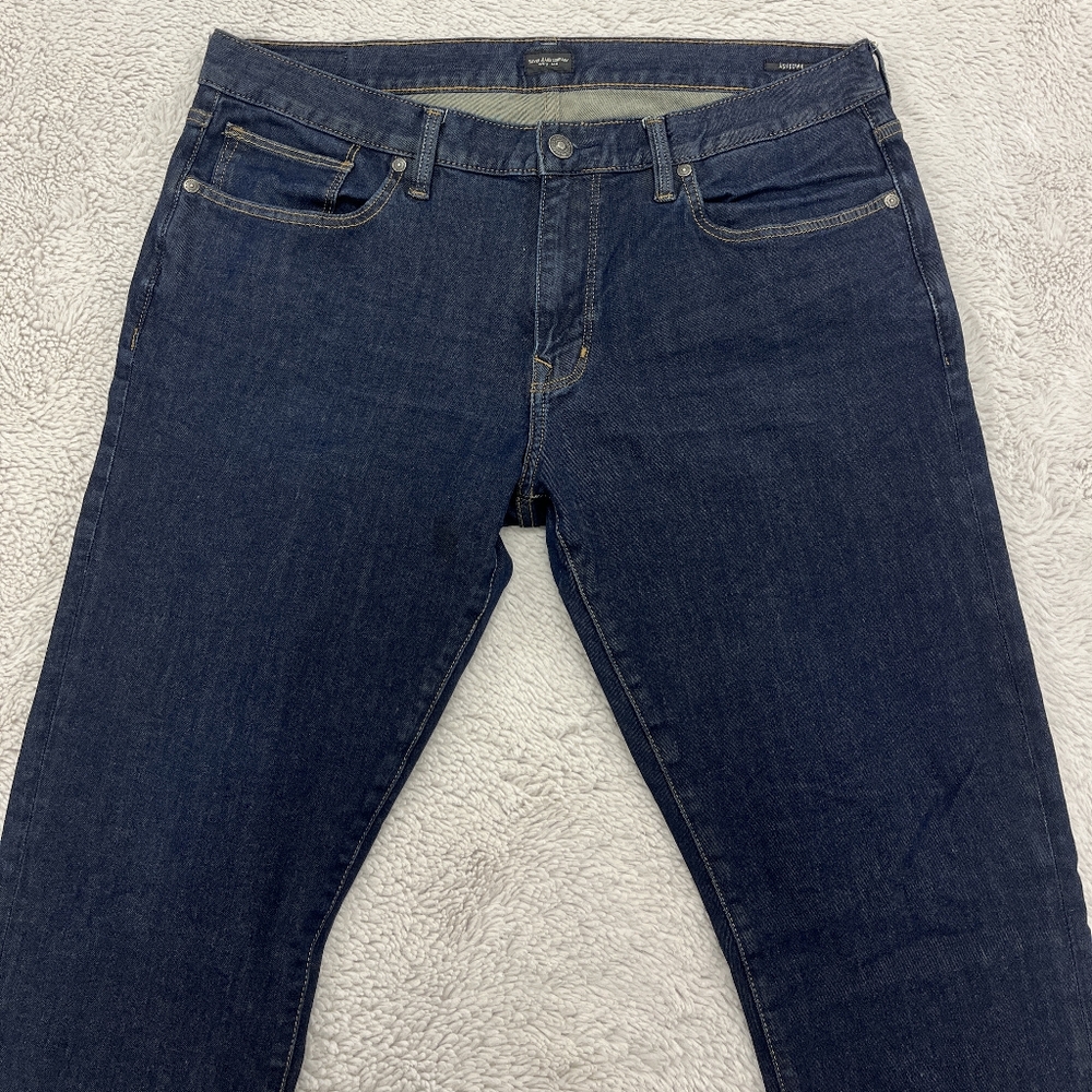 Silver Jeans | Ashdown Men’s Slim Dark Indigo Rise Blue Denim Jeans | Size 36